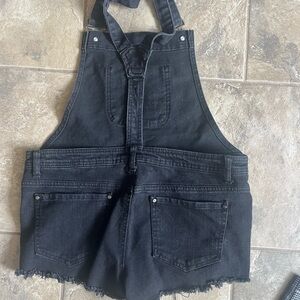 Empyre Charcoal Denim Overalls